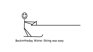 Water skiing-